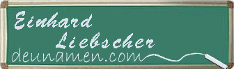Einhard Liebscher Visitenkarte